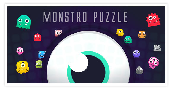Monstro Puzzle : Match 3 & Full Line. 3 in a row with monsters fun & exciting game Match 3 works without Internet.