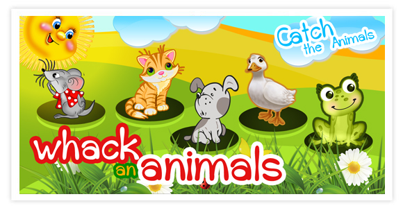 Free game for android - Whack an animals (Catch the Animals). Catch the Animals (Whack an animals) is a cheery and funny game for kids and adults.