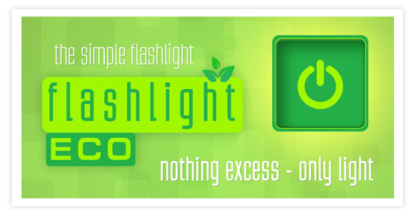 Free app for android - Flashlight Eco. The simpliest flashlight! Nothing excess - only light!